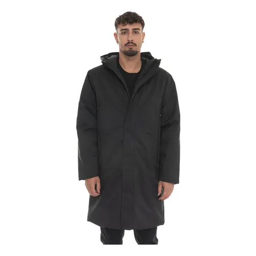 Giacca con cappuccio e zip tech - Emporio Armani EA7 - Modalova