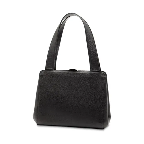 Pre-owned Leather Top Handle Bag - Chanel Vintage - Modalova