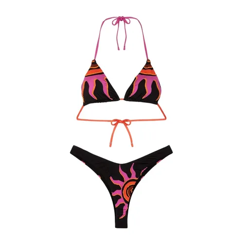MultiColour Bikini Set with Beaded Embroidery - F**k - Modalova
