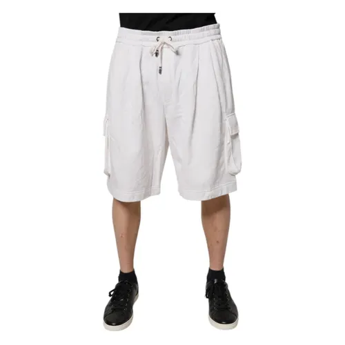 Cargo Bermuda Sweatshorts - Dolce & Gabbana - Modalova