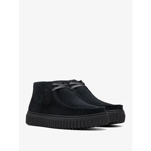 Modern Black Suede Ankle Boot - Clarks - Modalova