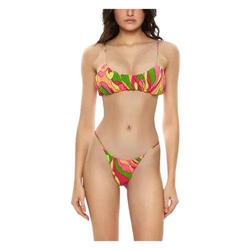 Fuchsia Sea Bikini Top and Bottom - Me-Fui - Modalova