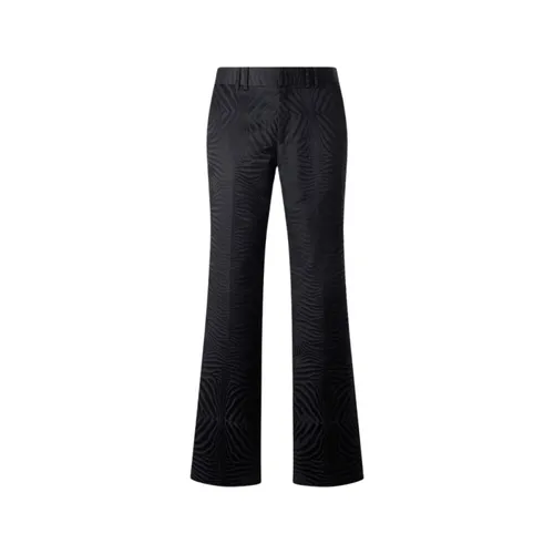 Tiger Skin Flared Pants - Roberto Cavalli - Modalova
