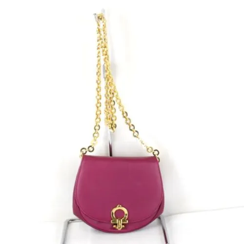 Pre-owned Leather Shoulder Bag - Salvatore Ferragamo Pre-owned - Modalova