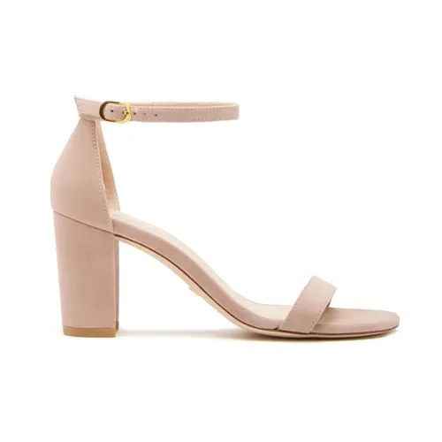 Nearly Nude Block Heel Sandals - Stuart Weitzman - Modalova
