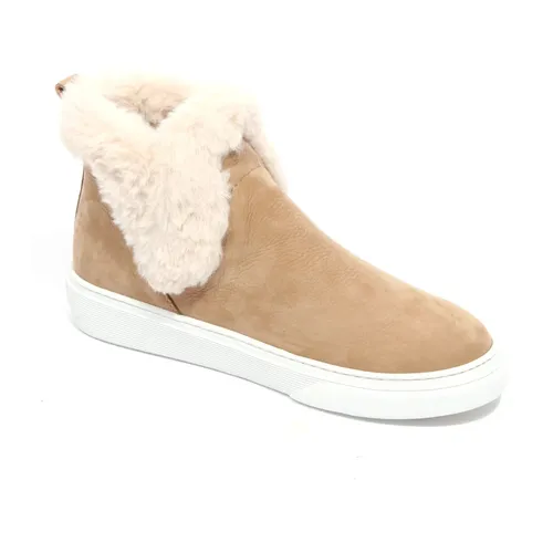 Suede Slip On Winter Boots - Hogan - Modalova