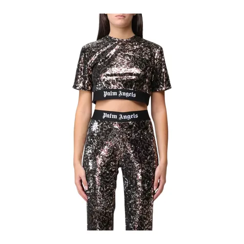 Tops > T-Shirts - - Palm Angels - Modalova