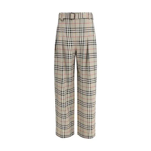 Trousers > Straight Trousers - - Burberry - Modalova