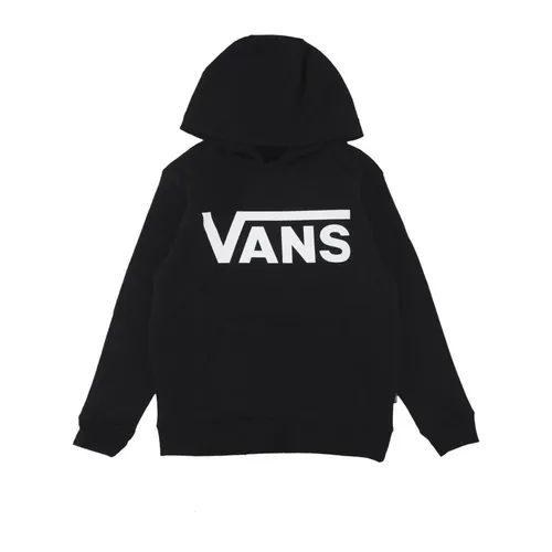 Black Hoodie with Kangaroo Pocket - Vans - Modalova