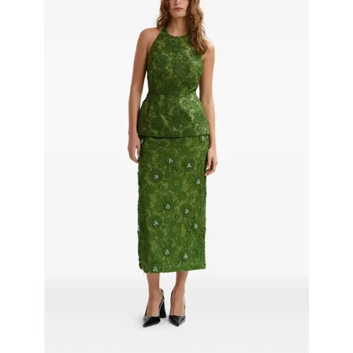 Jarot Lace Halter Top - Essentiel Antwerp - Modalova