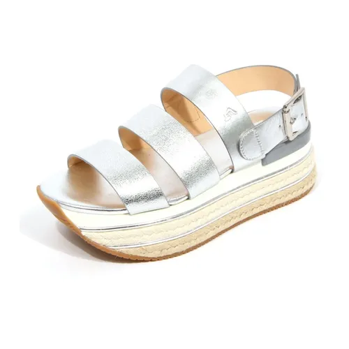 Silver Sandals - Hogan - Modalova