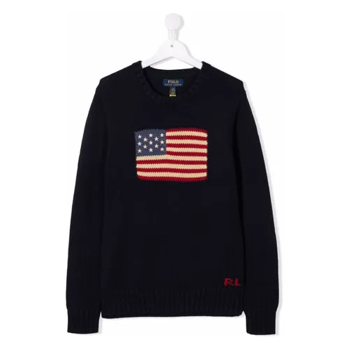 Hunter Navy Pullover Sweater - Polo Ralph Lauren - Modalova