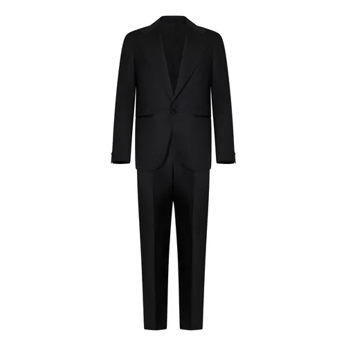 Black Wool Suit Jannik Sinner Model - Franzese Collection - Modalova