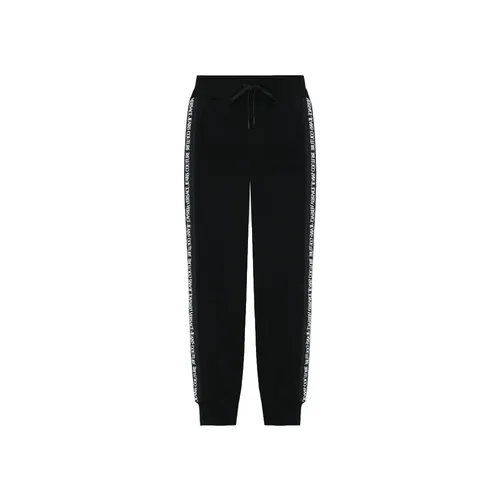 Trendy Tape Jogging Pants Black - Versace Jeans Couture - Modalova