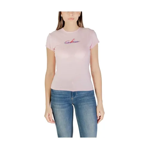 Camiseta de algodón multicolor para mujeres - Calvin Klein Jeans - Modalova