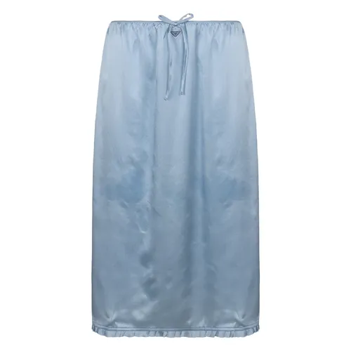 Silk Skirt - Prada - Modalova