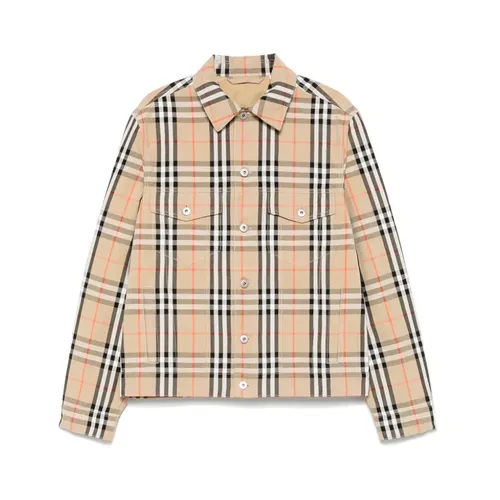 Vintage Check Canvas Jacket - Burberry - Modalova