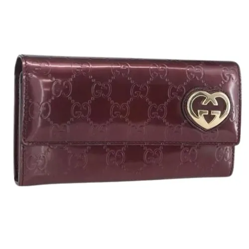 Pre-owned Leather Wallet - Gucci Vintage - Modalova