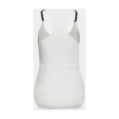 White Chain Strap Tank Top - Stella McCartney - Modalova