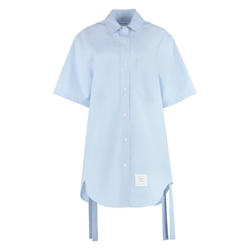 Adjustable Cotton Shirtdress - Thom Browne - Modalova