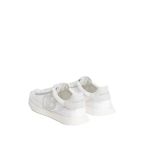 White Logo Patch Sneaker - Dolce & Gabbana - Modalova