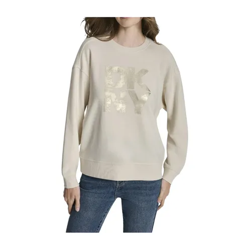 Distressed Sweatshirt - Dkny - Modalova