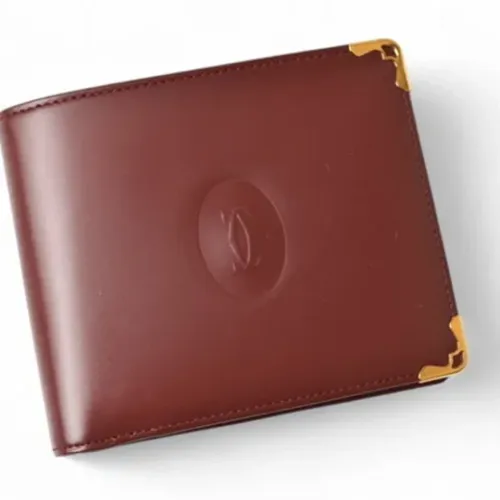 Pre-owned Leather wallets - Cartier Vintage - Modalova