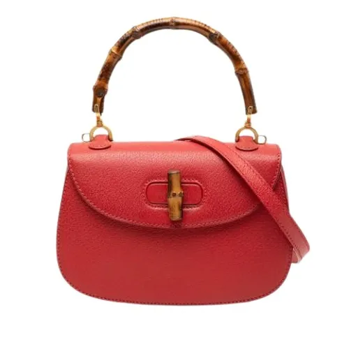 Pre-owned Leather Handbag - Gucci Vintage - Modalova