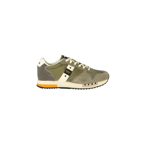 Green Polyester Sneaker with Customizable Laces - Blauer - Modalova