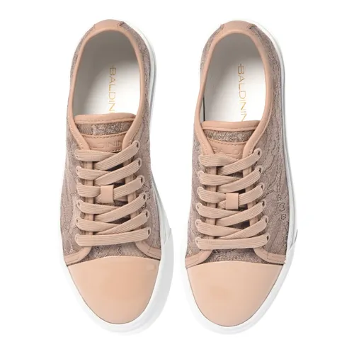Patent and Lace Sneaker - Baldinini - Modalova
