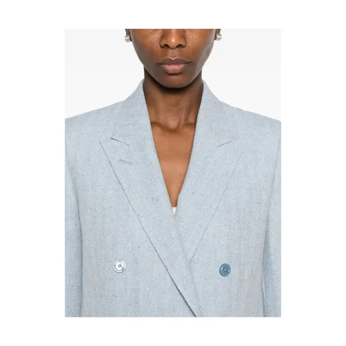 Double-Breasted Blazer - Tagliatore - Modalova