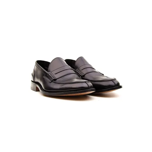 M7825 James Sfoderato Black Calf Moccasins - Tricker's - Modalova