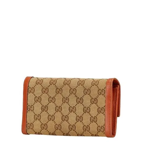 Pre-owned Canvas wallets - Gucci Vintage - Modalova