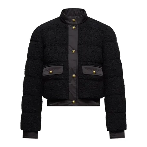 Blandy Wool-blend Bouclé Short Down Jacket - Moncler - Modalova