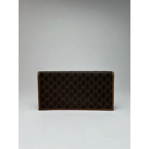 Pre-owned Leather Wallet - Celine Vintage - Modalova