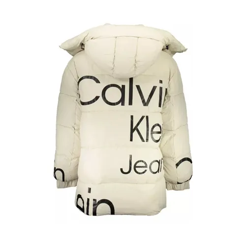 Beige Polyester Jacket - Calvin Klein - Modalova