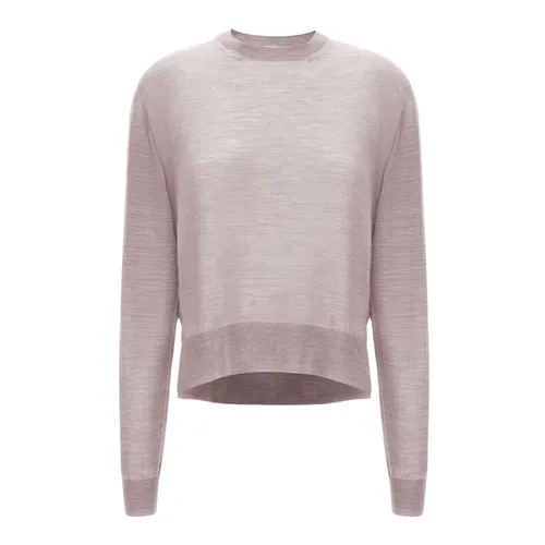 Fine Knit Sweater with Slits - Jil Sander - Modalova