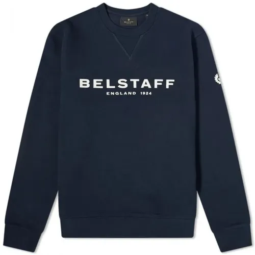 Dark Ink Off White Sweatshirt - Belstaff - Modalova