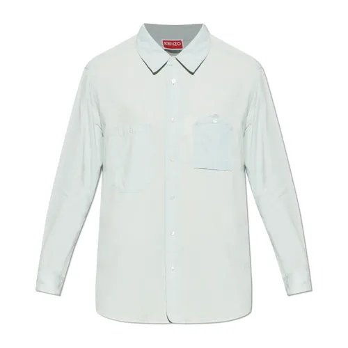 Camicia di Jeans con Tasche - Kenzo - Modalova