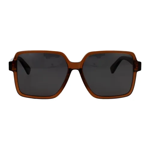 Oversized Square Sunglasses - Bottega Veneta - Modalova
