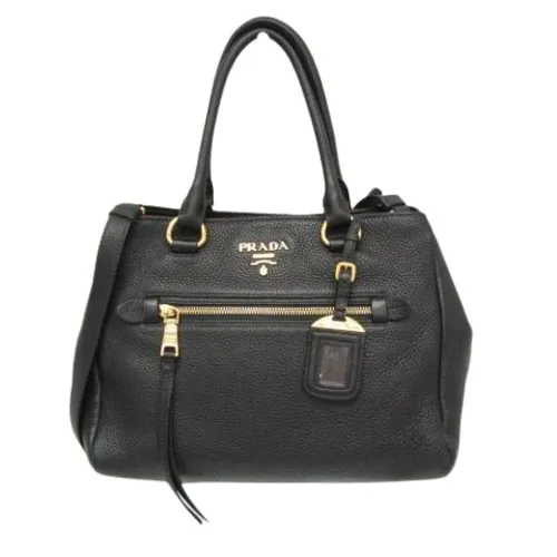 Pre-owned Vintage Leather Handbag - Prada Vintage - Modalova