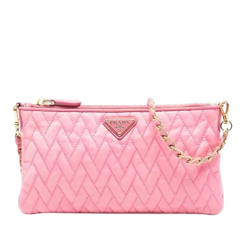 Pre-owned Nylon Clutch - Prada Vintage - Modalova