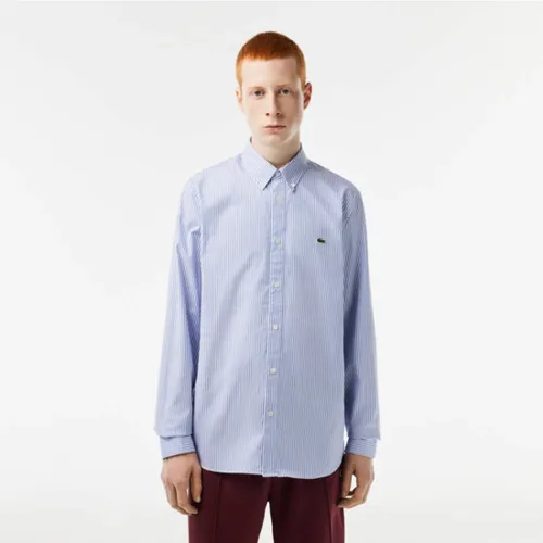 Camicia a Maniche Lunghe a Righe - Lacoste - Modalova