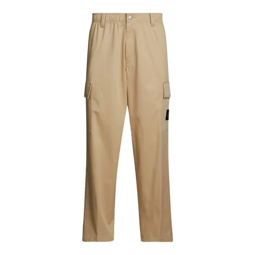 Cotton Twill Cargo Pants - Calvin Klein Jeans - Modalova