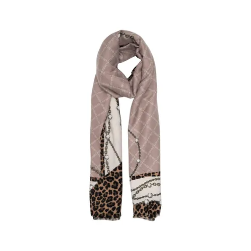 Leopard Print Polyester Scarf - Liu Jo - Modalova
