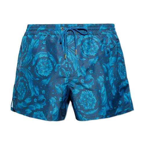 Barocco Swim Shorts - Versace - Modalova