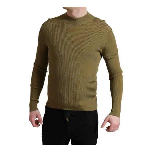 Viscose Crewneck Pullover Sweater - Dolce & Gabbana - Modalova