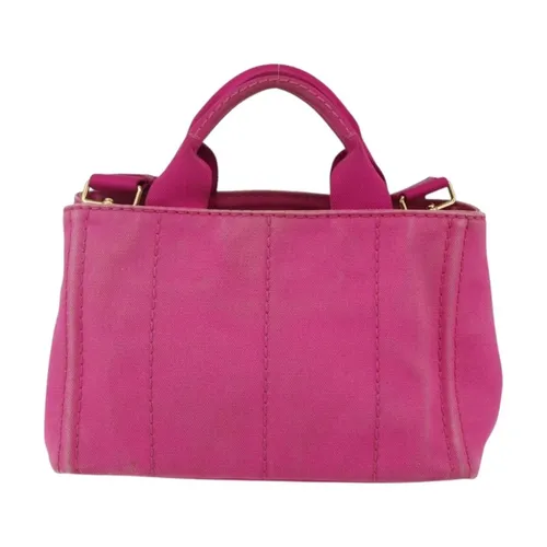 Pre-owned Vintage Canvas Tote Bag - Prada Vintage - Modalova