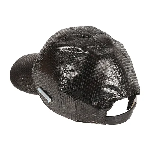 Black Tarpauline Cap Hat - Alexander McQueen - Modalova
