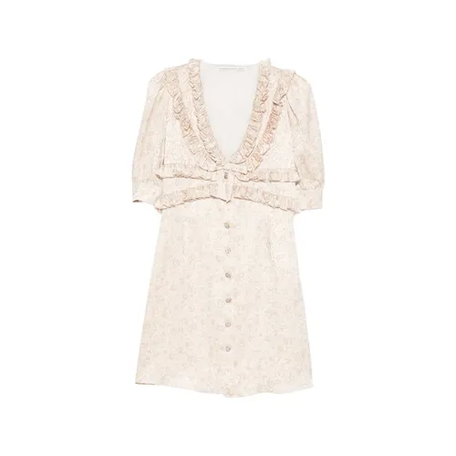Jacquard Mini Dress - Alessandra Rich - Modalova
